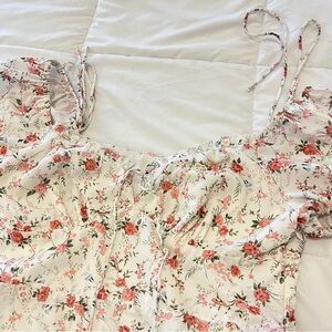 Floral Print Women's Top